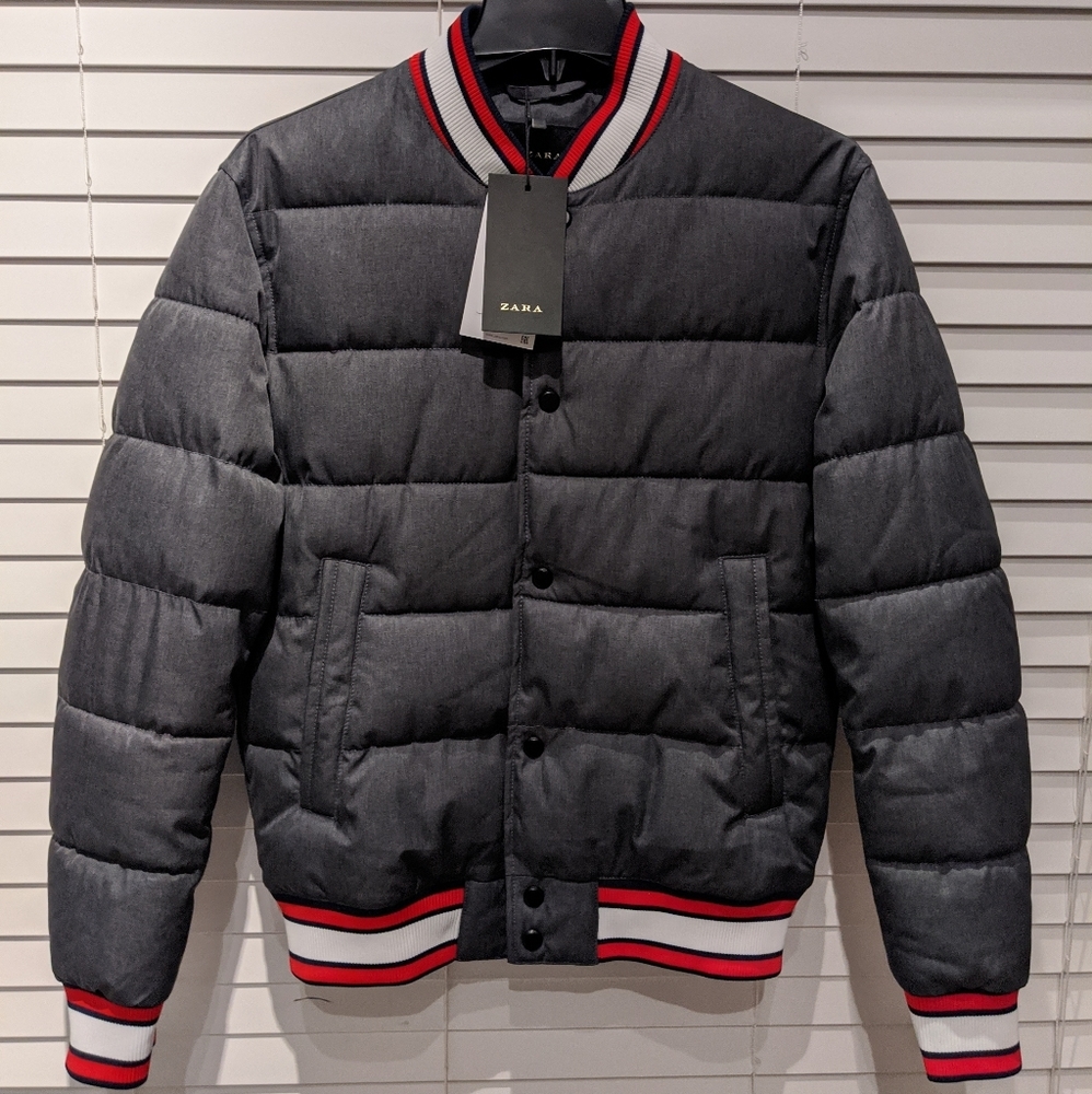 NWT Zara Puffer Bomber Jacket